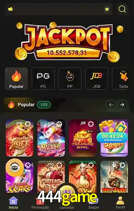 Promoções Especiais no 444game App